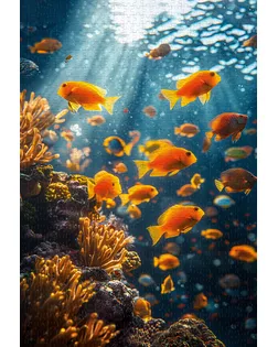 "ФРЕЯ" Пазл 1500 элемент. PZL-1500/36 Малавийские цихлиды арт. ГММ-106283-30-ГММ140235593714