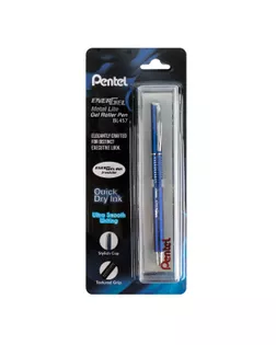 "Pentel" Ручка гелевая Energel Metal d 0.7 мм BL457CC GB цвет чернил: синий арт. ГММ-119391-2-ГММ140458079294
