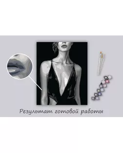 "ФРЕЯ" PNB/PL-348 Набор для раскрашивания по номерам 50 х 40 см "Черно-белая тайна" арт. ГММ-119241-1-ГММ140589801714