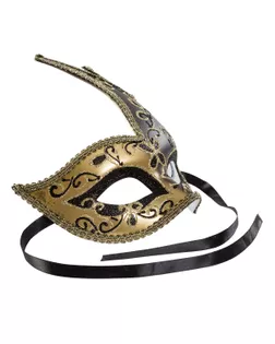 "BOOMZEE" PBZ-91 Маска карнавальная 02_венецианская маска золото арт. ГММ-119860-2-ГММ140845973614