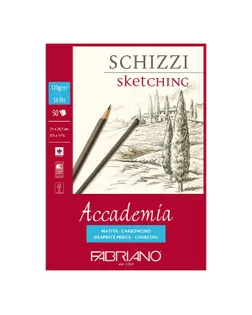 "Fabriano" Альбом для эскизов "Accademia" 120 г/м2 A4 21 х 29.7 см склейка с одной стороны 50 л. 41122129 арт. ГММ-118165-1-ГММ140908818734
