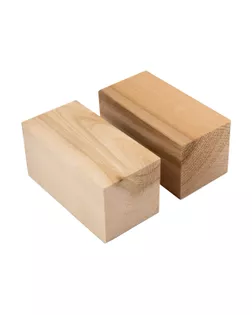 Заготовка для декорирования "Mr. Carving" БДЛТ-202 брусок для творчества и резьбы липа 10 х 5 х 5 см 2 шт  арт. ГММ-118233-1-ГММ142310342484