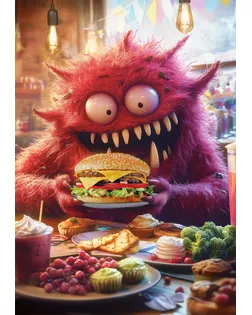 "ФРЕЯ" Пазл 500 деталей 32.5 x 47.5 см PZL-500/93 Красный чудик арт. ГММ-100651-78-ГММ143136260974