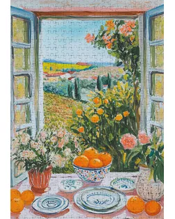 "ФРЕЯ" Пазл 1000 элемент. PZL-1000/90 Окно в лето арт. ГММ-100786-81-ГММ143136884684