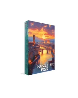 "ФРЕЯ" Пазл 2000 элемент. PZL-2000/40 Флорентийский закат арт. ГММ-106282-39-ГММ143138802654