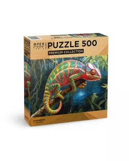 "ФРЕЯ" Пазл. Премиальная коллекция 500 элемент. TOP-PZL-500/02 Хамелеон арт. ГММ-119050-11-ГММ143564334684