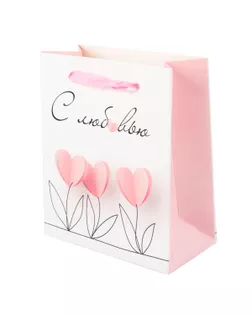 "Stilerra" AFYXS подарочный пакет 210 г/кв.м 12 х 14 х 6 см 12 шт. 02 любовь арт. ГММ-119283-2-ГММ143569651724