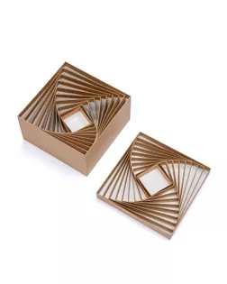 "Stilerra" SBOX-SKP1-10 Набор подарочных крафт-коробок 10 в 1 7 х 7 х 4 - 24 х 24 х 13 см 01 арт. ГММ-118751-1-ГММ144601240354