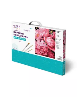 "ФРЕЯ" PNB/PM-354 Набор для раскрашивания по номерам 40 х 30 см "Ароматные пионы" арт. ГММ-119243-1-ГММ145100930954