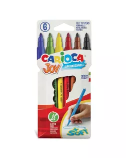 "Carioca" Набор фломастеров "Joy" 6 цв 6 шт 40549 арт. ГММ-119230-1-ГММ146854075344