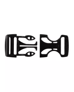 Фурнитура сумочная пластик SB01 Пряжка-замок "фастекс" ФАСОВКА 0.75 " ( 19 мм) 10 шт. черный арт. ГММ-119506-1-ГММ151903333054