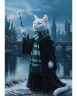 "ФРЕЯ" Пазл 1000 элемент. PZL-1000/107 Мяугвартский маг арт. ГММ-100786-97-ГММ153659844004