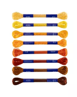 Нитки для вышивания набор мулине VM-08 100% вискоза 8x8м №13 Жидкое золото арт. ГММ-11684-15-ГММ157666490884