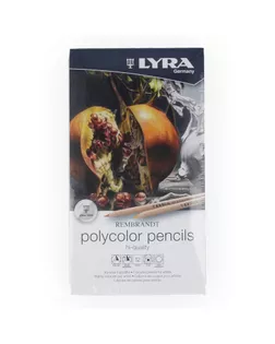 "LYRA" Набор цветных карандашей Rembrandt Polycolor 12 цв. L2001120 арт. ГММ-117621-1-ГММ005040500678