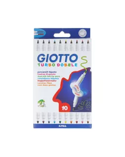 "Fila Giotto" Набор двойных фломастеров 10 цв в картонной упаковке 424600 арт. ГММ-117709-1-ГММ005040500867