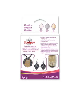 "Sculpey" Liquid Sculpey Multipack декоративный гель ALS 90 мл MET1 Metallic арт. ГММ-108454-2-ГММ064235172774