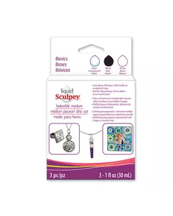 "Sculpey" Liquid Sculpey Multipack декоративный гель ALS 90 мл TNT1 Basics арт. ГММ-108454-4-ГММ064235213204
