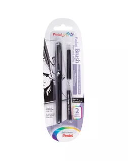 "Pentel" Ручка-кисть Brush Pen для каллиграфии перо-кисть арт. ГММ-110254-1-ГММ068870473064