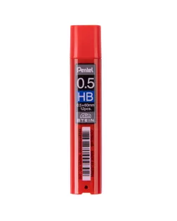 "Pentel" Грифели для карандашей автоматических Ain Stein 0.5 мм 12 шт. в тубе HB C275S-HB арт. ГММ-110256-1-ГММ068876238504
