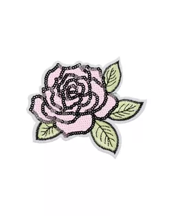 Термоаппликация №57/5 5 шт №4511 роза 9.2х10.4 см арт. ГММ-105127-4-ГММ072049476734