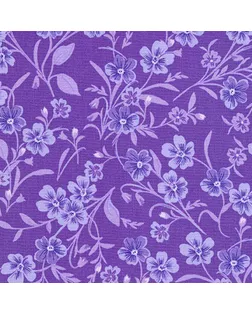 Ткань для пэчворка PEPPY WILDFLOWERS ФАСОВКА 50 x 55 см 122±5 г/кв.м 100% хлопок FLH-20291-6 PURPLE арт. ГММ-109712-5-ГММ076897368304