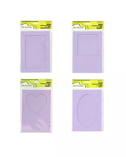 "Mr.Painter" MCK "Открытка-паспарту" 240 г/кв.м 140 х 200 мм 5 шт. 02 "сердце" ЖЕЛТЫЙ арт. ГММ-119237-1-ГММ007954195582