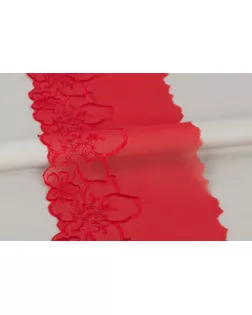 Кружево "шифон" SHKM-19001 190 мм в рулоне 10 м ± 0.2 м SF004RE (085) красный арт. ГММ-112442-2-ГММ082808184104