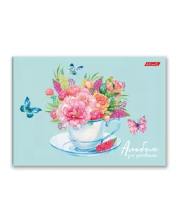 "SVETOCH" Альбом для рисования 100 г/м2 A4 склейка с одной стороны 4 шт. 40 л. Бабочки 40АЛКЛ4_000254 арт. ГММ-110258-3-ГММ086052004264