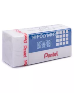 "Pentel" Ластик «Hi-Polymer Eraser» 35х16х12 мм 60 шт. арт. ГММ-110263-1-ГММ086660942164