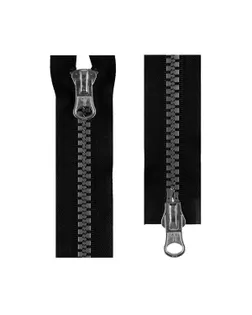 Молния Трактор Т-10 100 см Тип 10 10 шт. разъёмная двухзамковая №002 под серебро арт. ГММ-115784-7-ГММ092470142614