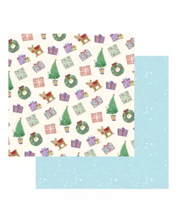 "Stilerra" NWPD-02 двухсторонняя упаковочная бумага 100 x 70 см 25 шт. 09 Подарки к новому году арт. ГММ-111228-5-ГММ092911261554