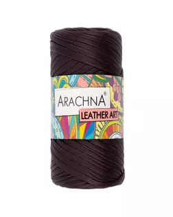 Пряжа ARACHNA "LEATHER ART" 100% полиэстер 4 шт. х 160 г ± 10 г 50 м №09 винный арт. ГММ-112320-6-ГММ094026736124