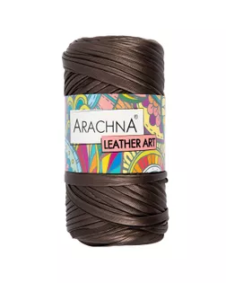 Пряжа ARACHNA "LEATHER ART" 100% полиэстер 4 шт. х 160 г ± 10 г 50 м №04 коричневый арт. ГММ-112320-7-ГММ094026737314