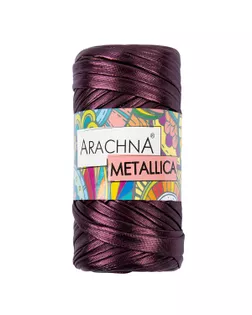 Пряжа ARACHNA "METALLICA" 100% полиэстер 4 шт. х 115 г 50 м №06 винный арт. ГММ-112319-2-ГММ094029792484