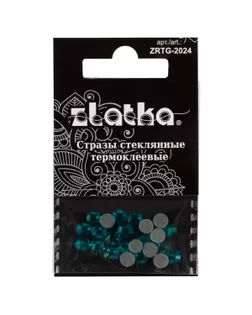 Страз клеевой "Zlatka" ZRTG-2024 SS20 цветные 4.7 мм стекло 5 x 24 шт в пакете с картонным еврослотом арт. ГММ-113425-3-ГММ094730901494
