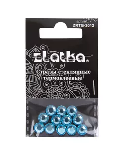 Страз клеевой "Zlatka" ZRTG-3012 SS30 цветные 6.5 мм стекло 5 x 12 шт в пакете с картонным еврослотом арт. ГММ-112947-5-ГММ094733161394