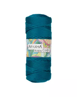 Пряжа ARACHNA "Cord Soft" 100% полиэфир 3 шт. х 260 г ± 10 г 100 м ± 5 м №173 морская волна арт. ГММ-112115-1-ГММ095539219524