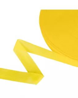 Лента окантовочная 22 мм 022 О ЦВ. 100% полиэфир 100 м №504 желтый арт. ГММ-108857-4-ГММ097385428394