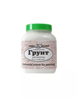 "Аква-колор" Грунт художественный ПВА 600 мл 600 г К2601 арт. ГММ-116930-1-ГММ099750665844
