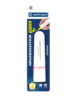 "Centropen" Набор текстовыделителей HIGHLIGHTER STYLE 6252/4 КК-4 1-4 мм 4 цв. скошенное 6252/4 KK-4 SOFT(pastel) арт. ГММ-115237-2-ГММ102489532684