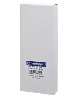 "Centropen" Маркер WHITEBOARD 2507/1 1-2 мм 12 шт. 2507/1 коричневый арт. ГММ-114004-1-ГММ102580804634
