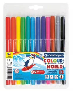 "Centropen" Набор цветных фломастеров COLOUR WORLD TP 7550/12 12 цв арт. ГММ-114414-1-ГММ102674184334