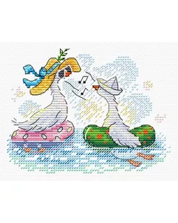 Набор для вышивания "М.П.Студия" М-738 "На море" 10 х 13 см арт. ГММ-113611-1-ГММ113829875974
