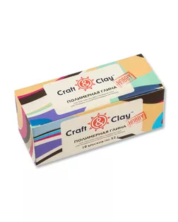 "Craft&Clay" полимерная глина CCH металлик 52 г арт. ГММ-108042-2-ГММ022074375882