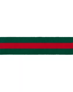 Лента лампасная тканая 140038 009 38 мм 50 м зеленый/красный/зеленый арт. ГММ-108422-1-ГММ059334227952