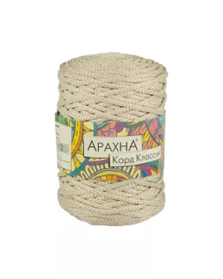 Пряжа ARACHNA "Cord Classic" 100% полиэфир 3 х 200 г ± 10 г 100 м ± 5 м №01 белый арт. ГММ-108765-1-ГММ073446713754