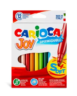 "Carioca" Фломастеры Joy 12 цв арт. ГММ-114481-1-ГММ078075752684