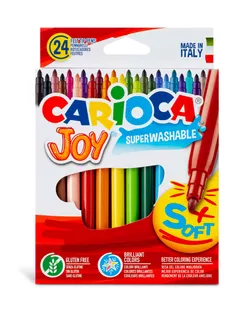 "Carioca" Фломастеры Joy 24 цв арт. ГММ-114483-1-ГММ078076036164