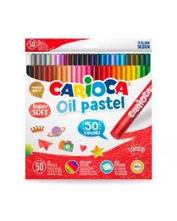 "Carioca" Пастель масляная Maxi 50 цв. 43286 арт. ГММ-107420-1-ГММ078102992984