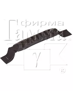 Фурнитура сумочная пластик RB001 Ручка со стропой ФАСОВКА ( 25 мм) 127 x 25 x 20 мм 10 шт. черный арт. ГММ-109304-1-ГММ079672848724